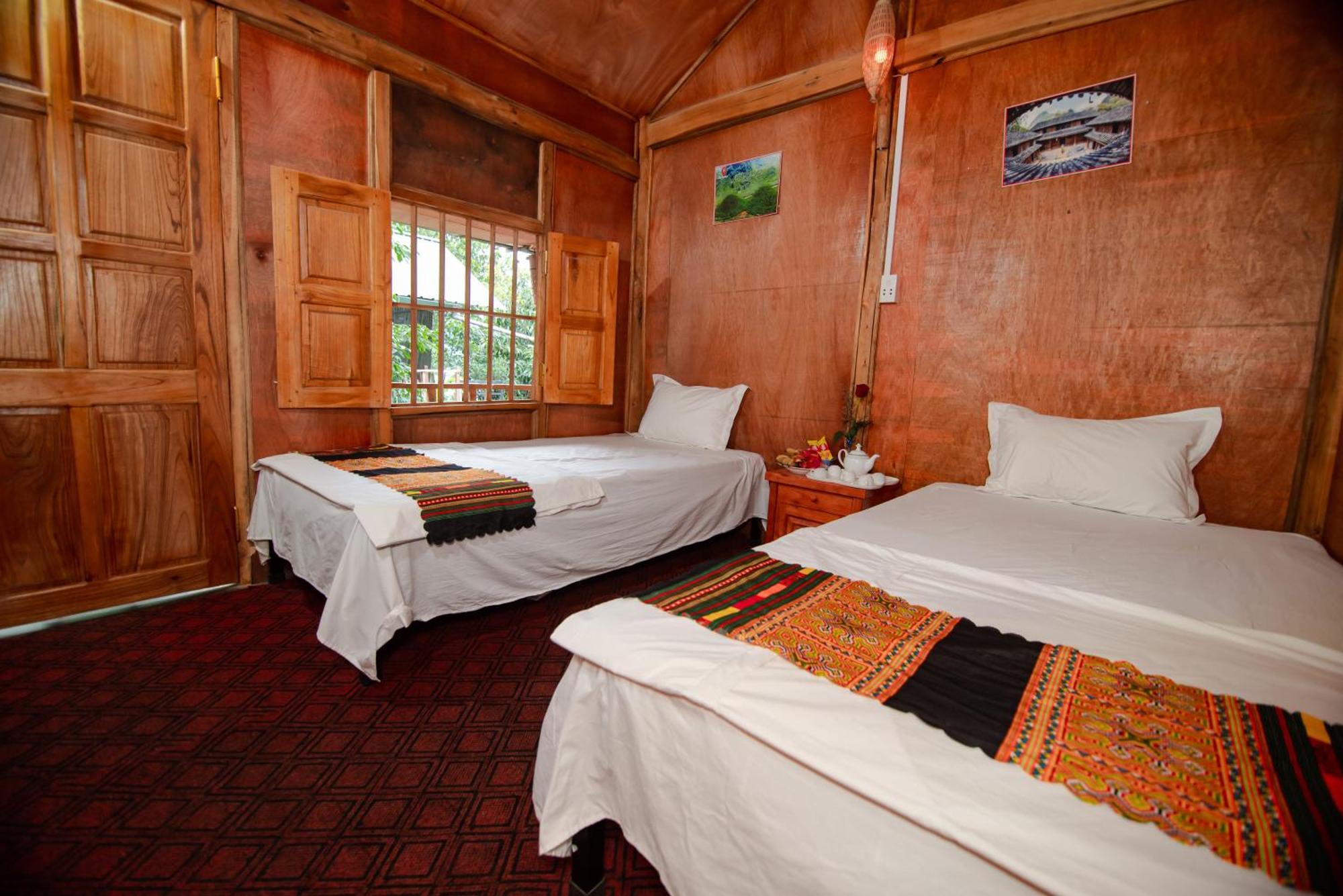 Garden Villa Homestay And Tour Motorbike&Car For Rent ها جيانج الغرفة الصورة